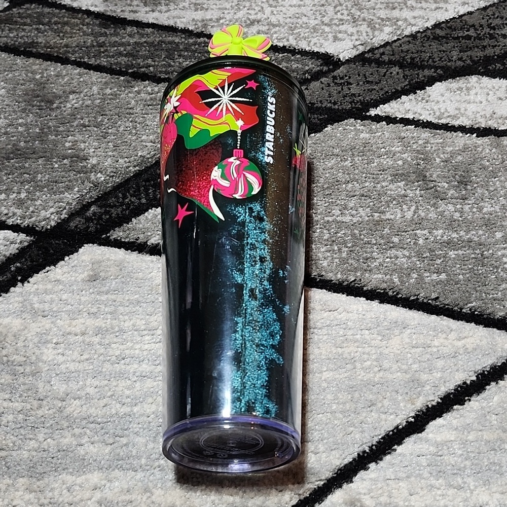 STARBUCKS HOLIDAY 2023 VENTI 24 OZ INSULATED METALLIC FOIL ORNAMENT TUMBLER